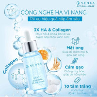 Serum Senka 3X HA - Bí quyết cho làn da căng bóng, ẩm mịn!