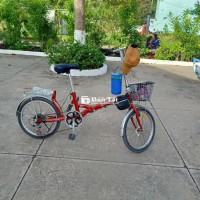 Xe Đạp Gấp Sườn Xe Và Gấp Cổ Xe, Rất Nhỏ Gọn  