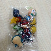 Móc Khóa Mô Hình Pokemon - Bộ 9 Chiếc Đầy Đủ Và Đẹp Mắt  