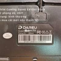 Bàn phím Gaming DareU EK1280 Black  