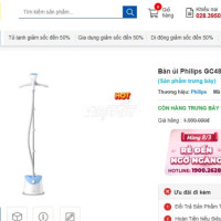 Bàn ủi Philips GC482 1600W hàng mới chưa dùng  