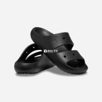 Dép Quai Ngang Unisex Crocs - Màu Đen Size 40-41  