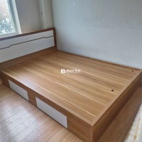 Giường ngủ gỗ MDF phủ melamine - Giao hàng miễn phí nội thành HCM