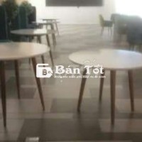Pass 2 Bàn Tròn Gỗ Trắng Đẹp 80cm  