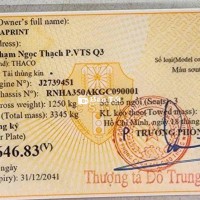 SANG NHNG XE TI 1.3 TN XE CÔNG TY ĐNG TÊN  