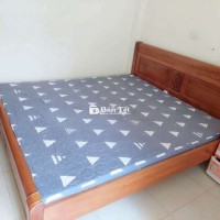 Thanh Lý Giường Gỗ Xoan Đào 1m8×2m - Hàng Mới Dùng 1 Năm  