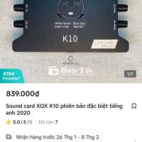 Thanh Lý Soundcard Thu Âm Giá Sốc!