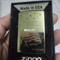 Zippo 9 Hãng USA Xách Tay - Tặng Kèm, Chưa Sử Dụng  