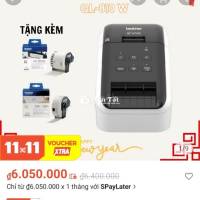 Máy In Nhãn Brother QL810w In Màu, Kết Nối Wifi  