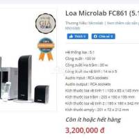 Loa Microlab 5.1 - Mới Tinh, Chưa Sử Dụng, Bán Lại Giá Tốt  