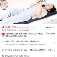 Nệm Massage Toàn Thân OKACHI JP-M599 (Thế Hệ Mới)  