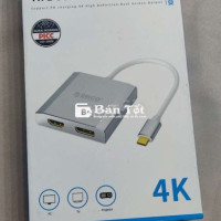 Bộ Chuyển Đổi TYPE-C Ra HDMI & DP - Xuất Màn Hình Điện Thoại Cổng Type-C  