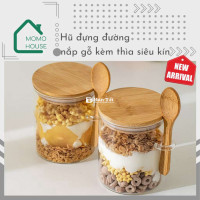 Pass 4 lọ đựng gia vị thủy tinh đẹp y hình mới  