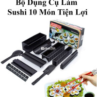 Bộ Dụng Cụ Làm Sushi 10 Món Đa Năng Tiện Lợi  