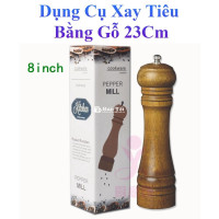 Dụng Cụ Xay Tiêu Bằng Gỗ Pepper Mill 23Cm  