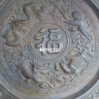 Tranh Đồng Phong Thủy Chữ Phúc - Đồ Xưa Độc Đáo  