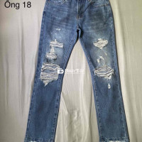 Quần Jean Hungocb Màu Xanh Wash Size 1  