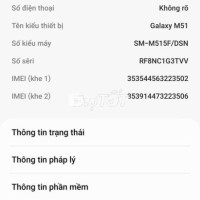 Cần bán Samsung M51 hoặc đổi lấy điện thoại khác  