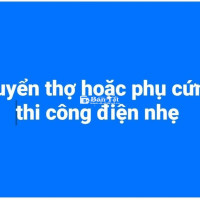 Tuyển Thợ Hoặc Phụ Thi Công Điện Nhẹ PCCC  