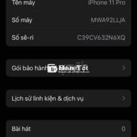 Cần Bán iPhone 11 Pro 64GB - Lỗi FaceID, Đã Thay Màn Hình Zin