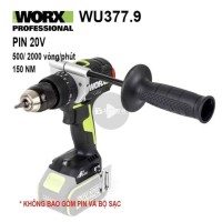Máy Khoan Động Lực Dùng Pin 20V Worx WU377.9 (Thân Máy)