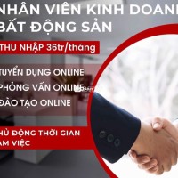 TUYỂN DỤNG 500 SALE BẤT ĐỘNG SẢN TẠI HÀ NỘI - SỐNG TỰ DO KHÔNG LO THU NHẬP