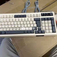 Bộ phím chuột giả cơ màu trắng xám T98