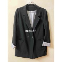Áo Blazer Đen Freesize - Form Rộng Thời Thượng  