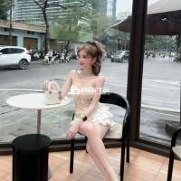 Set Cúp Ren Mix Chân Váy Tầng - Sang Chảnh & Quyến Rũ