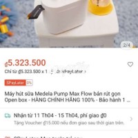 Máy hút sữa Medela Pump In Style (hết bảo hành) - 1.3 triệu - Tân Bình