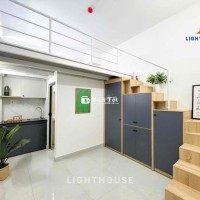 Cho thuê căn hộ gác lửng full nội thất, mới 100% gần CV Văn Hóa Gò Vấp.
