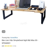 Bàn bệt gỗ cao su tự nhiên 120x60x35 - Phú Nhuận, HCM
