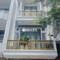 Cho thuê nhà mặt tiền Nguyễn Văn Đậu, Bình Thạnh, 4.5x18m, 1 trệt 3 lầu, thang máy, 34tr/th.
