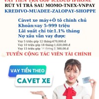 Tuyển CTV Vĩnh Long: Giới thiệu vay tiền iCloud, cà vẹt xe, rút ví trả sau - Thu nhập hấp dẫn!