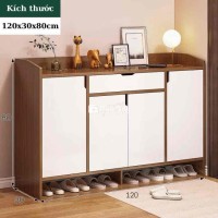 TỦ GIÀY GỖ CÁNH KHOÉT 3 SIZE (60/80/120CM) - GIÁ TỪ 430K
