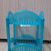 Kệ nhựa 2 tầng Song Long ngang 32cm cao 44cm
