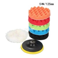 Bộ Đánh Bóng Xe Máy Khoan 7 Món 5 Inch (125mm)
