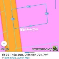 Bán đất khu phố nướng Bình Châu, Xuyên Mộc