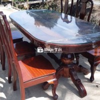 Bán B.ộ kê  bếp 6 g.hế + bà.n .g.ỗ c.ă.m xe ,g.õ