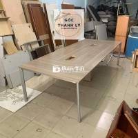 Bàn họp chân sắt # bàn họp 3m