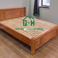 GIƯỜNG GỖ SỒI MÀU VÀNG MÀU NÂU$$GIAO HÀNG HỎA TỐC%