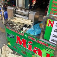 xe nước mía công nghiệp tạo bọt