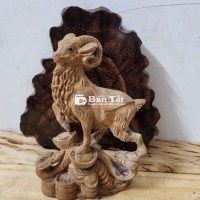 Dê Gỗ Thơm Nức - Cao 20cm, Dài 12cm - Giá 650k  
