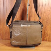 Túi Chéo Da Phối Vải Hàng Hiệu - Size 24*20