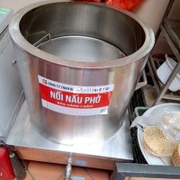 THANH LÝ NỒI PHỞ MỚI DÙNG 1 THÁNG INOX 304  