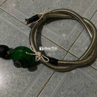 Van ga xịn + dây ga bọc inox còn mới cứng  