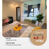 CHO THUÊ CĂN HỘ VINHOMES GRAND PARK QUẬN 9 - GIÁ RẺ TỪ 4,5 TRIỆU