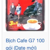 Dọn tiệm, thanh lý gấp 150 gói cà phê sữa G7 date 2027!