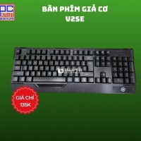 BÀN PHÍM GIẢ CƠ CÓ ĐÈN LED VỎ NHỰA V2  
