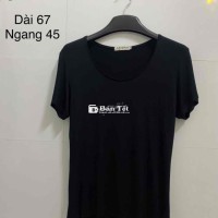 Áo Thun Cổ Khoét Sâu Màu Đen